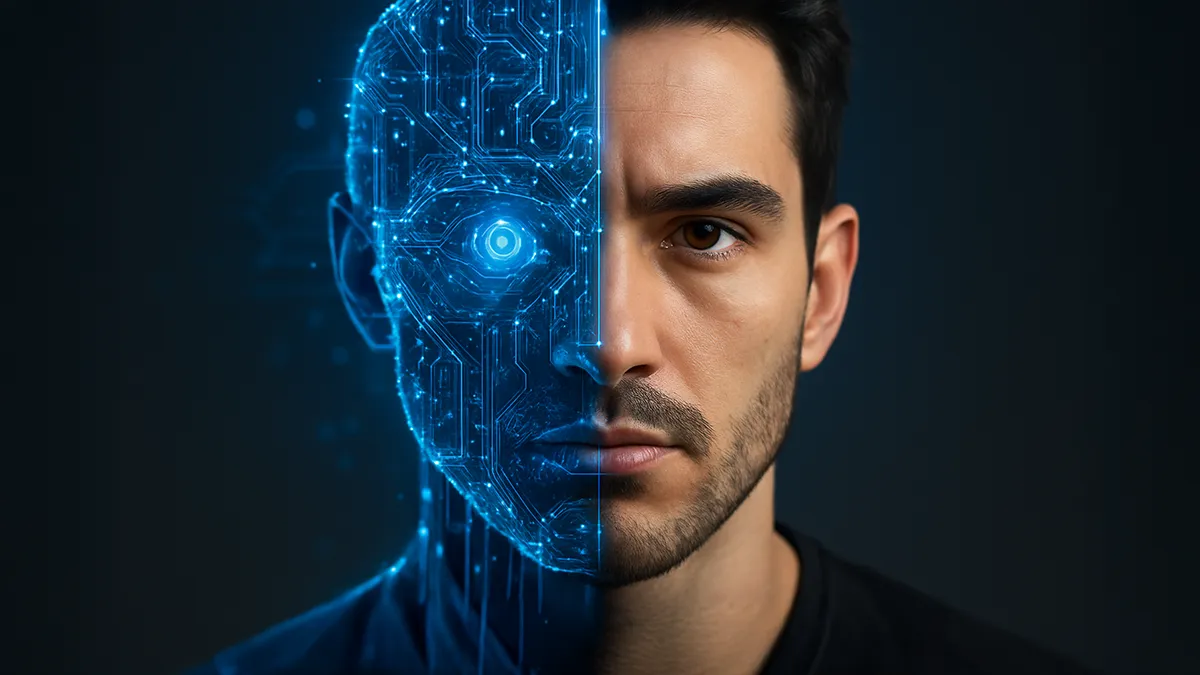 Mischung aus Mensch und Superintelligenz